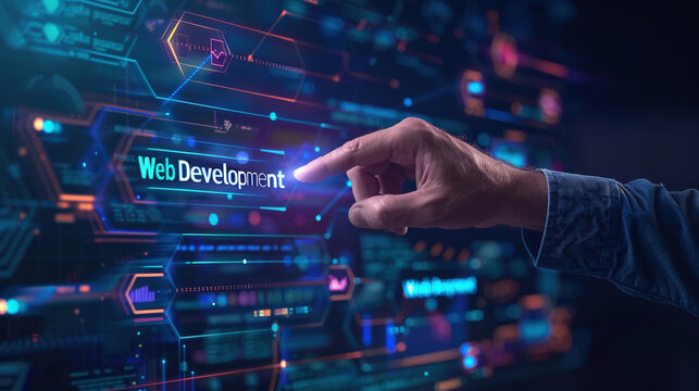 Developers discussing cloud architecture and code on screens